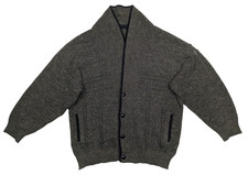 BUECKLE Vintage Strickjacke Herren 54 Wolle A...