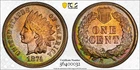 1874 Indian Head Cent PCGS Genuine Cleaned-AU Detail-Free Shipping