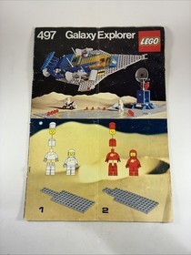 Lego 497 Galaxy Explorer - Classic Space 1979 Rare w/ Manuals