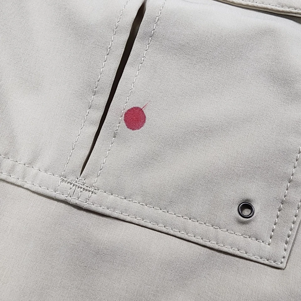 Croft & Barrow PARA HOMBRES 48 Pantalones Cortos Beige Bolsillo Carga Cinturón Safari Gorpcore  Foto 4 de 4