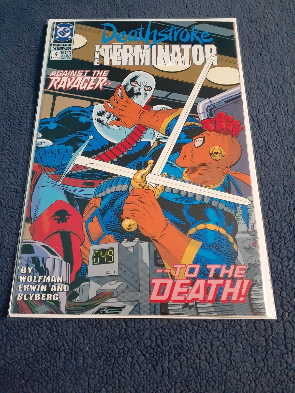 Deathstroke The Terminator #4 DC Comics 1991 Marv Wolfman
