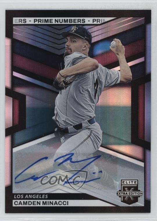 2023 Elite Extra Edition Prime Numbers A Signatures Camden Minacci Auto 1bi0
