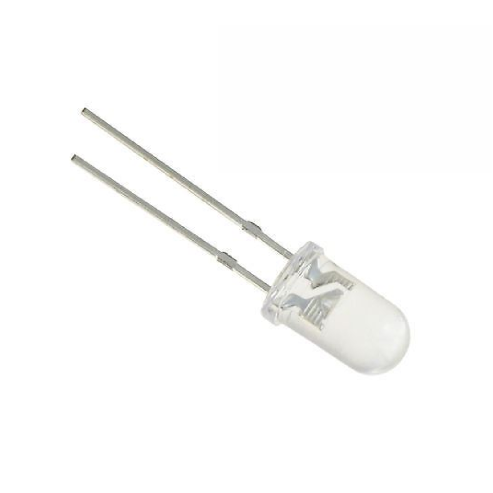 10 x White Flashing Blinking 5mm LED Bulb