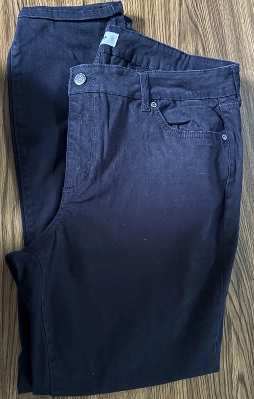 Sonoma Juniors Skinny Jeans Solid Black Size 18R 