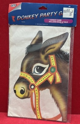 Betta Products 1993 Pin the Tail on the Donkey Party Game New SEALED NOS