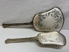 Vintage Mirror  Brush Set Vanity Accessories