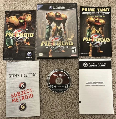 Metroid Prime Nintendo GameCube CIB Complete w/Manual UNTESTED