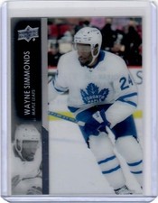 2021-22 Upper Deck Series 2 Wayne Simmonds Clear Cut Insert Card Maple Leafs