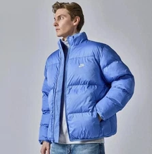 NIKE Sportswear Club Puffer Jacket Mens XL Polar Blue UNC FB7368-450