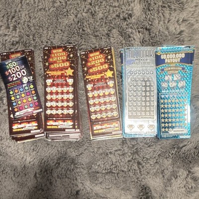 Loser Lottery Scratch-Off Tickets Collection non-winner 