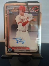 2024 Bowman Draft - Chrome Prospect Autographs Tyson Lewis #CPA-TL Reds
