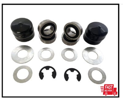 Lawn Mower Front Wheel Bearing Kit Alloy Steel Replaces Craftsman Husqvarna