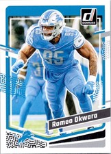 2023 Romeo Okwara Panini Donruss Football #104 Detroit Lions