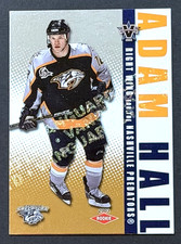 2002-03 PACIFIC ADAM HALL ROOKIE CARD RC /450. rookie card picture