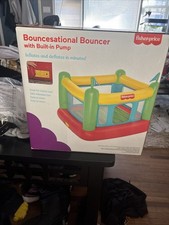 Fisher-Price 15264 Bouncesational Bounce House with Built-in Pump