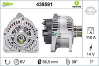 Lichtmaschine Generator Lima Valeo Origins - NEW O.E. Technologie 439591 110A