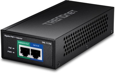 Trendnet TPE-117GI PoE++ Injektor 60W Gigabit Ethernet 100-240V Schwarz