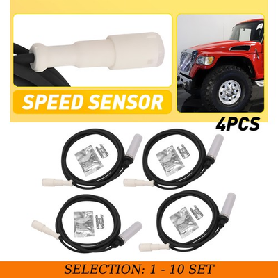#ad 4 40pcs Wheel Speed Sensor For Peterbilt International Mack Freightliner 9705012 $55.99