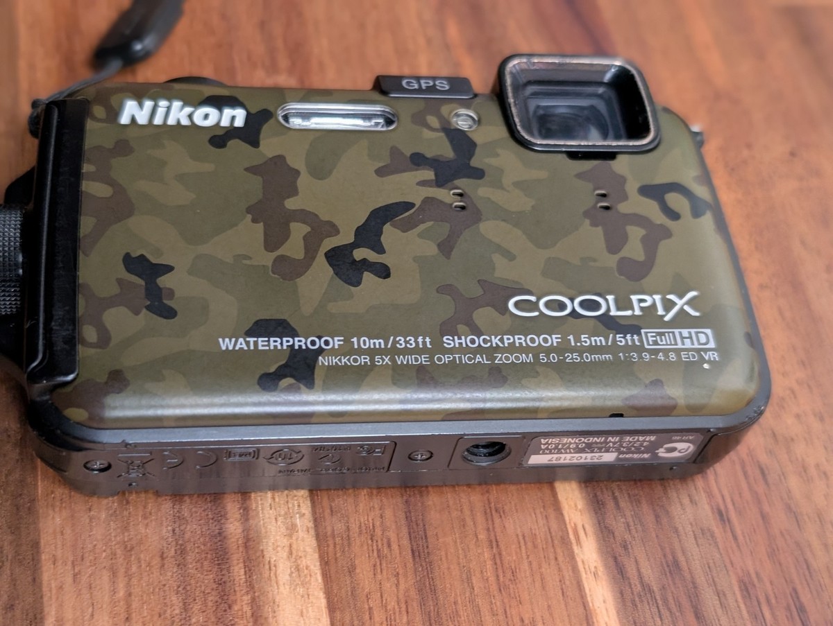 Nikon COOLPIX AW100 16.0MP Digital Camera - Orange for sale online