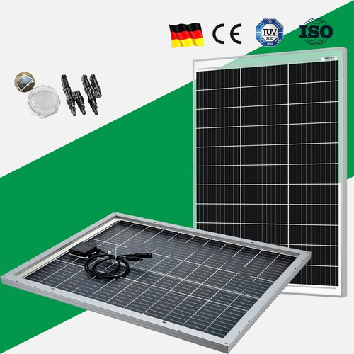 200W Bifaziale Solarpanel Solarmodul für Wohnmobil Camper Balkonkraftwerk - Bild 1 von 12