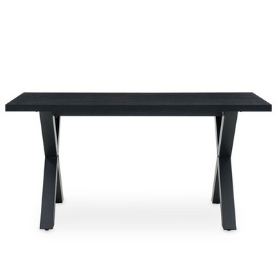 Esstisch 160 x 80 cm moderner Esszimmertisch mit X-Gestell