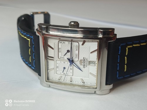 Orient Tank 21 Jewel Automatic Stainless Steel Men's Watch White dial ETAC-С1 СS - Picture 11 of 21