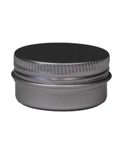 100 Pack 10g Metal Round Tins Aluminum Tin Cans Containers with Screw Lid