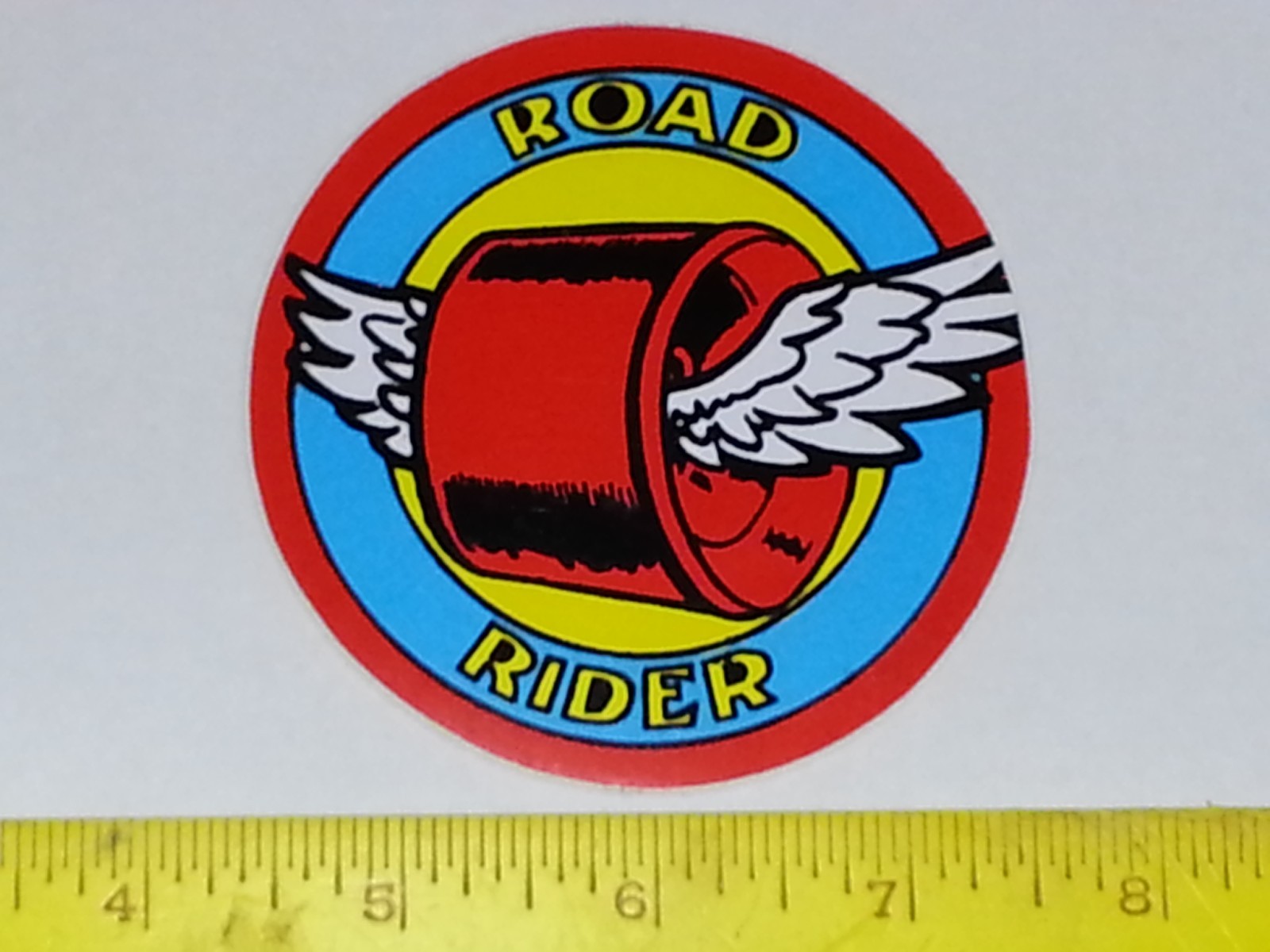 VTG SANTA CRUZ 1970's ROAD RIDER WHEELS OLD SCHOOL SKATEBOARD STICKER ...