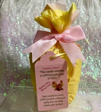 FAIRY CASH CANDLE•Money Candle w/ REAL $ money inside•EACH CONTAINS From $1-$100