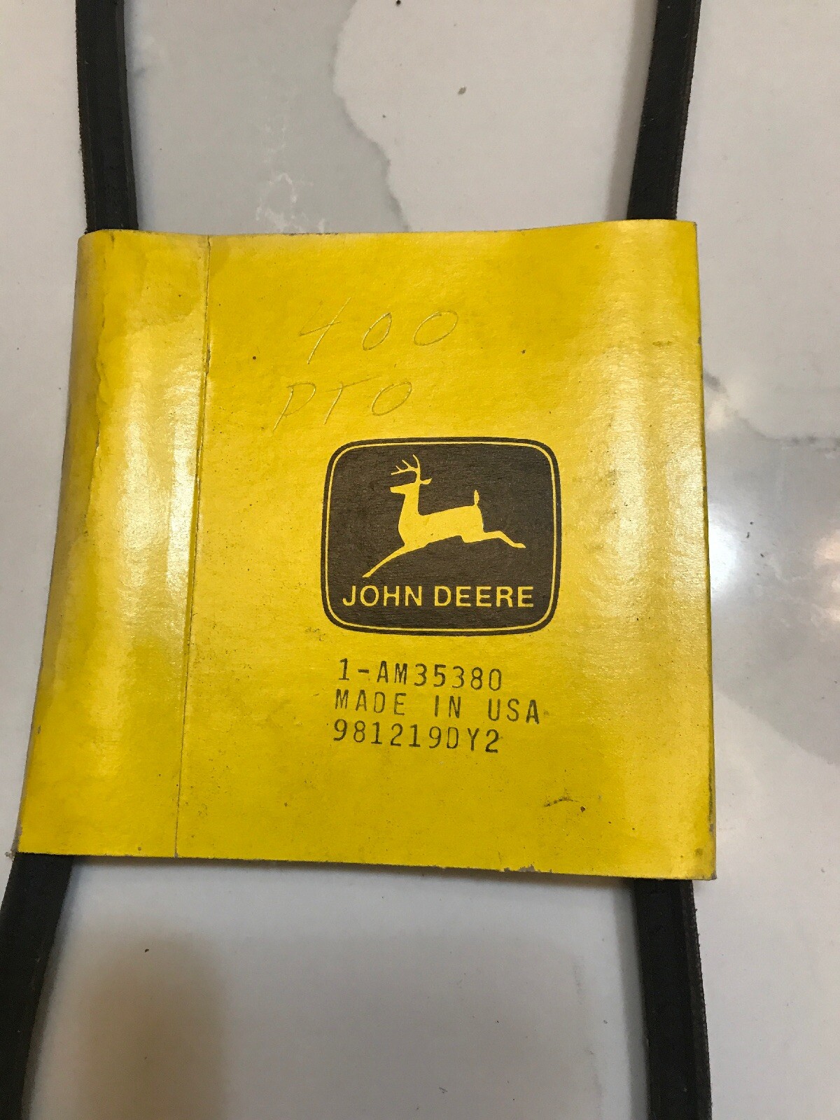 John Deere PTO Drive Belt AM35380 eBay