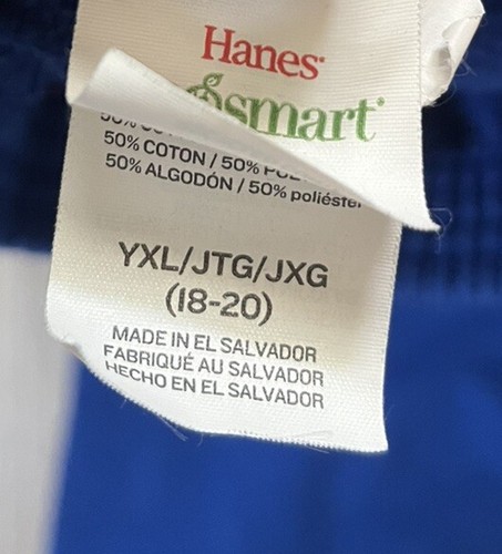 Hanes EcoSmart Blue Sweatpants YXL (18-20) - Picture 7 of 7