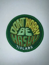 710 Labs Dont Worry Be Hashy Large Patch - NEW - RARE - 3” X 3”