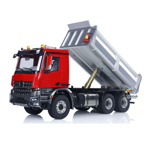 1/14 6WD RC Hydraulischer Kipper 3348 Metallchassis 2Speed Dump Truck NO Schloss - Bild 12 von 12