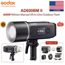 US Godox AD600BM II 2.4G HSS 600Ws Manual All-In-One Outdoor Flash Studio Light
