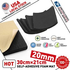 4 X Firewall Sound Deadener Car Engine Hood Heat Shield Insulation Deadening Mat