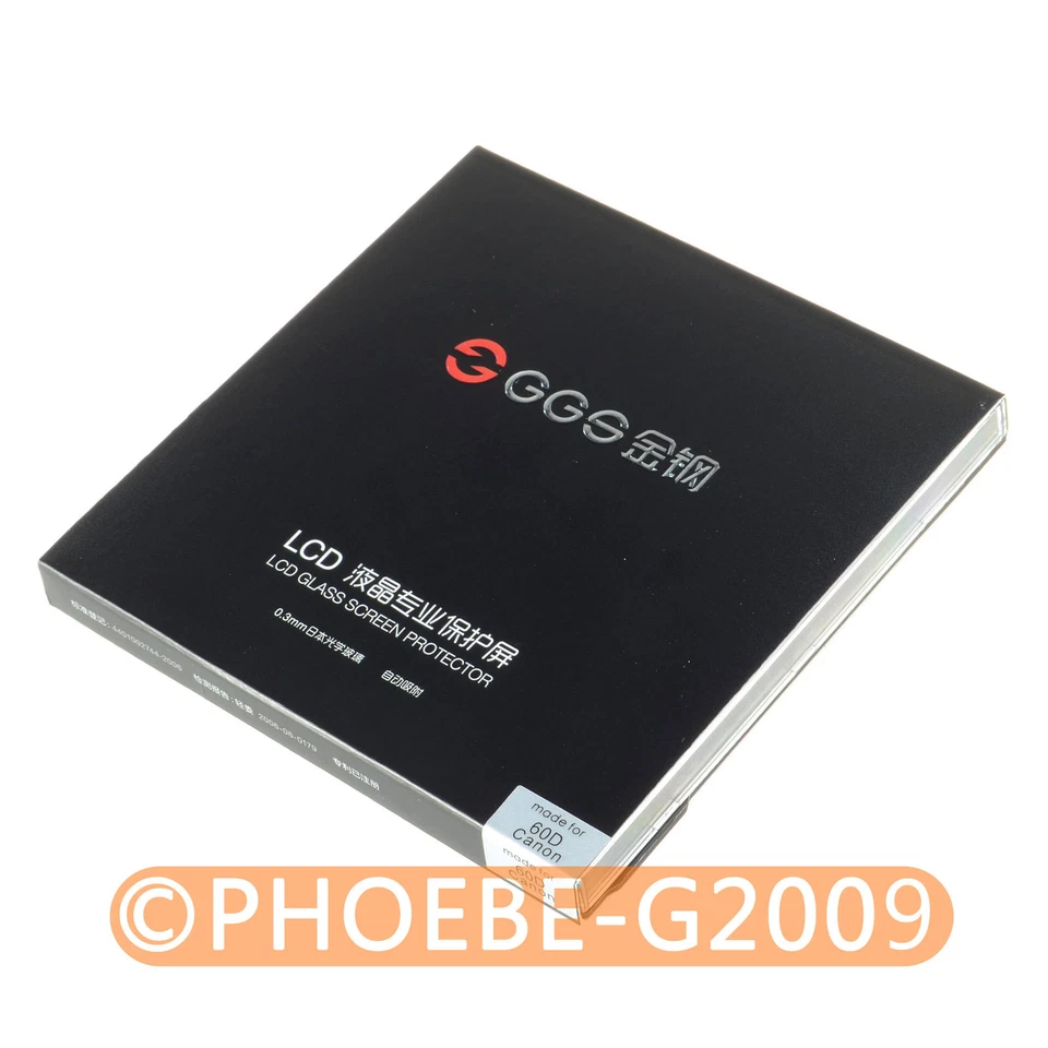 GGS IV 0.5mm Self-Adhesive Glass LARMOR Screen Protector GGS4 for Canon 60D - Image 2 of 2