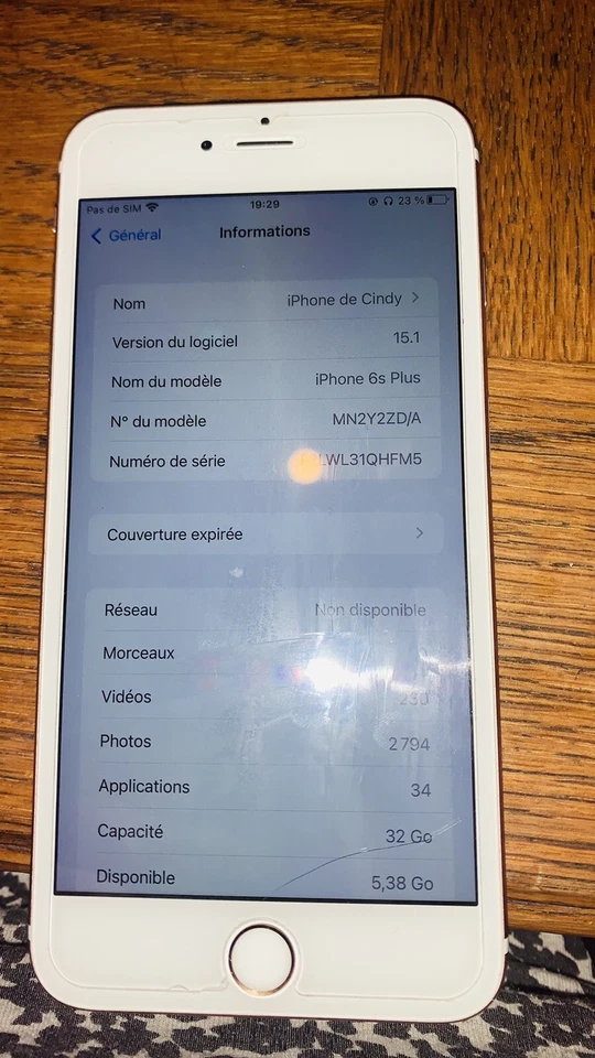 Apple iPhone 6s Plus · 32GB, photo 2 sur 2