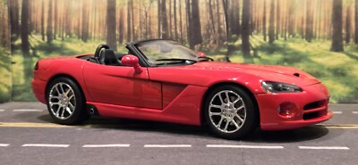 1/18 AUTOart 2003 Dodge Viper SRT-10 Prototype Red Diecast **READ**