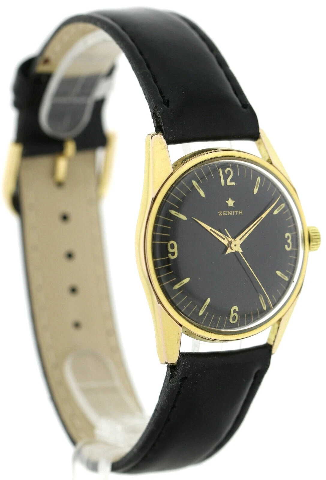 Zenith — Zenith Star Men's 1960s Vintage Watch Manual Winding Cal. 2522 Gold Plated Ø 34mm