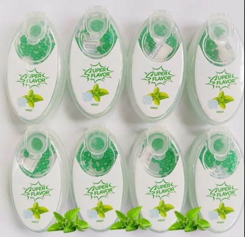 Mint Bidis White And Green And Red Cigarettes Hard Box