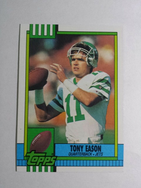 TONY EASON 1990 TOPPS FOOTBALL CARD 450 C5658 EBay