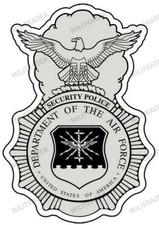 USAF Security Police Defenders 2" Decal size in height 