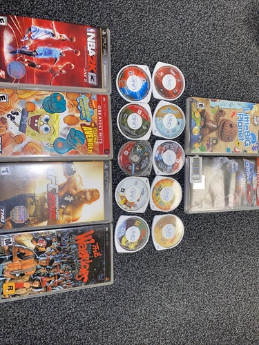 psp lot 10 games all tested and work only comes with  cases shown
