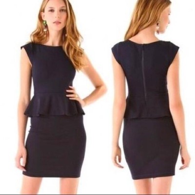 alice olivia peplum dress