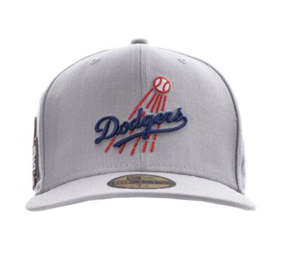 Rare Los Angeles Dodgers Grey World Series Hat 7 1/2