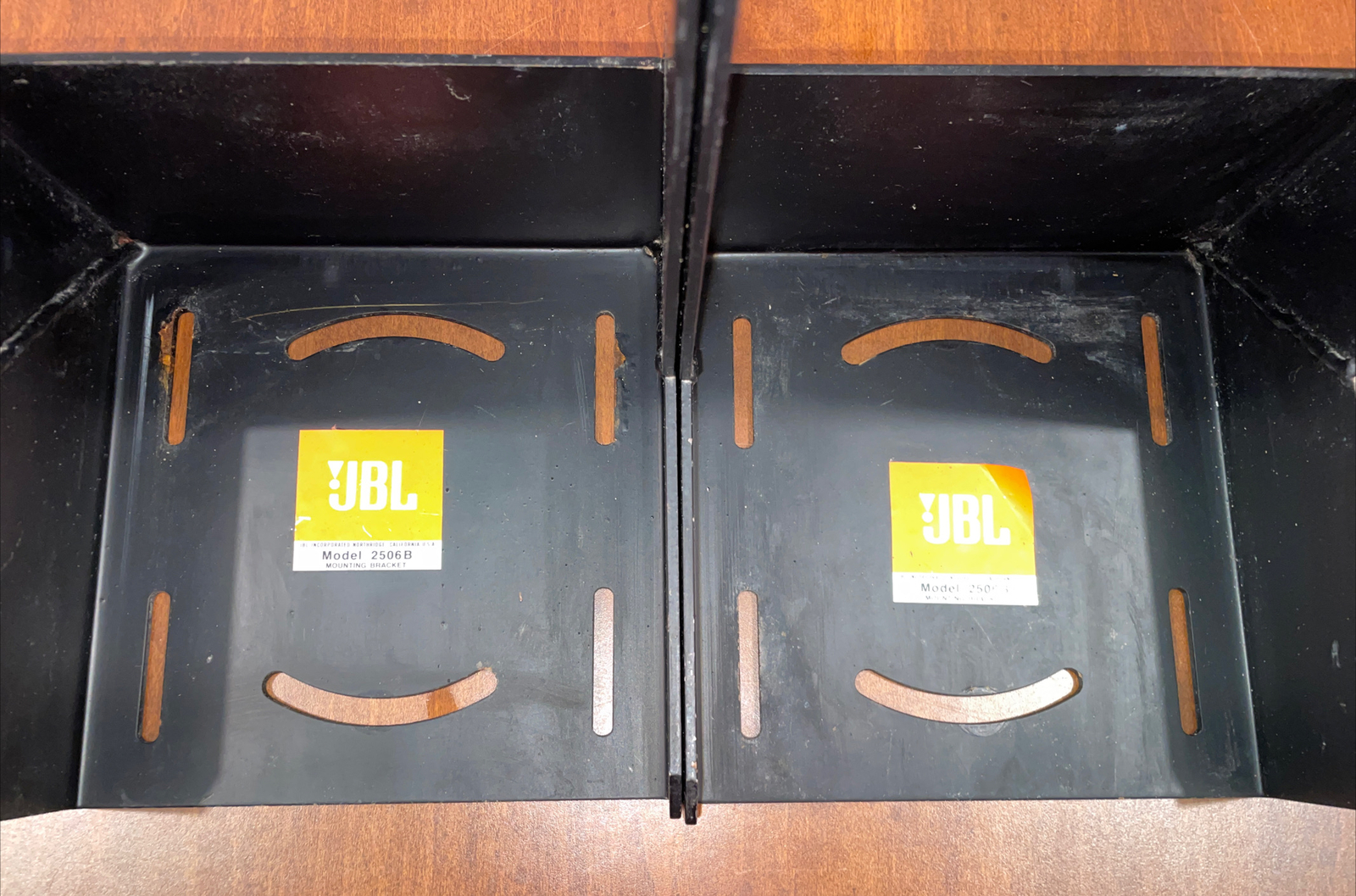 JBL 2506B Mounting Brackets For 2360 2360a Horns PAIR AS IS