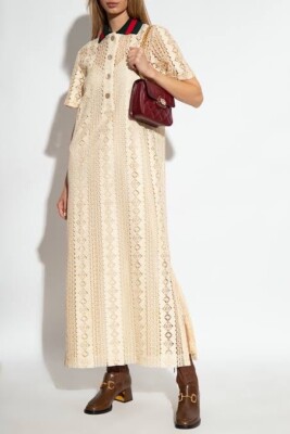 Gucci GG STRIPE LACE POLO DRESS dress- With Tags- RRP$5,990 AUD | eBay Gucci GG STRIPE LACE POLO DRESS dress- With Tags- RRP$5,990 AUD | eBay