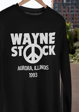Wayne Stock T-SHIRT S-3XL Wayne's World Party On Novelty Movie Costume GIFT TEE