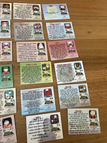 1998 Comedy Central South Park Trading Cards | Incomplete Set 44/70 Comic images - Bild 9 von 9