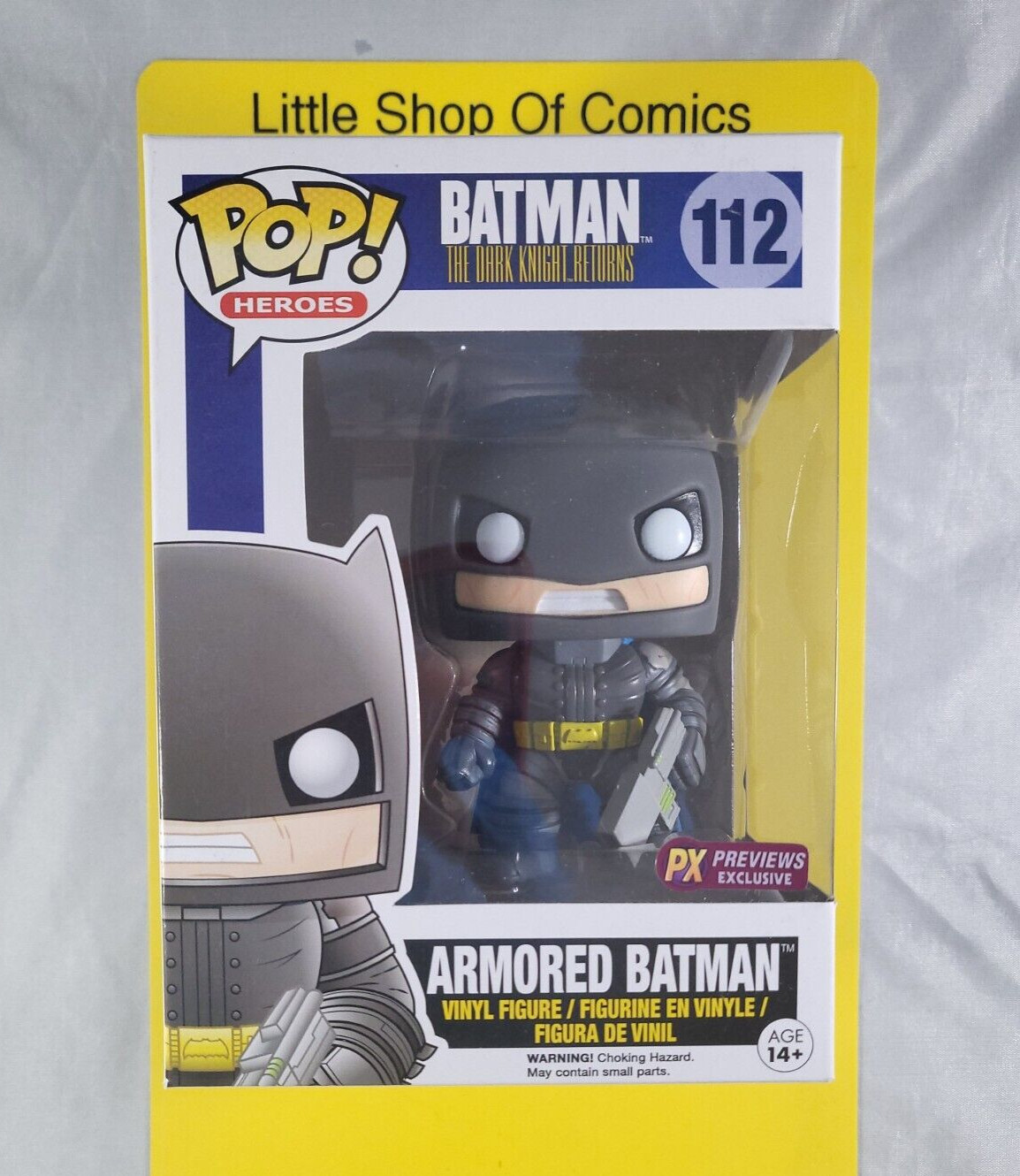 Funko Pop! Batman Dark Knight Returns Armored Batman 112 Px Vinyl Fig See Photos